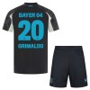 Officiële Voetbalshirt + Korte Broek Bayer 04 Leverkusen Alejandro Grimaldo 20 Derde 2024-25 - Kids